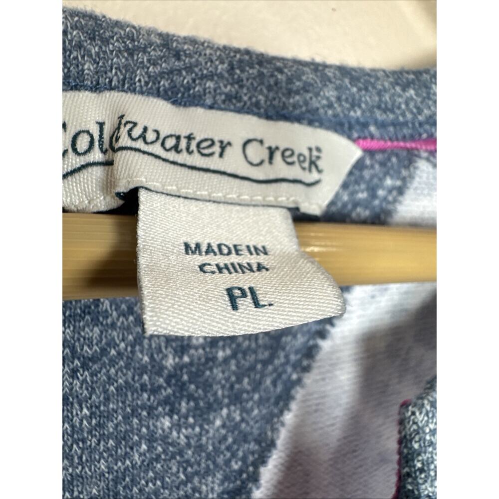 Coldwater Creek Womens Sweatshirt Patchwork Boho Casual - Picture 4 of 9